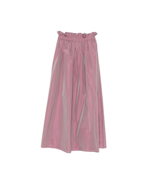 Herno Maxi Skirts in het Purple