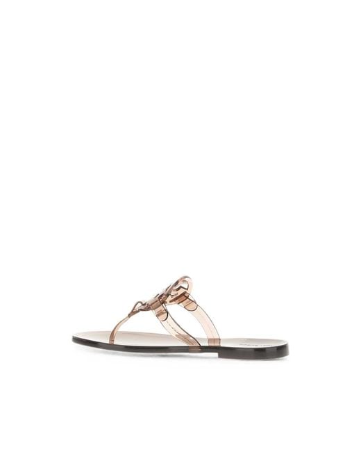 Tory Burch Natural Flip Flops