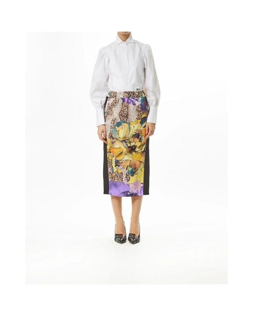 Just Cavalli Multicolor Midi Skirts