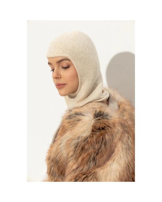 Acne Wollen Balaclava in het Natural