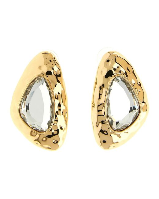 Self-Portrait Metallic Earrings