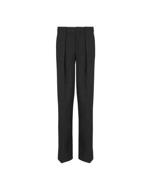 Balmain Black Wide Trousers for men