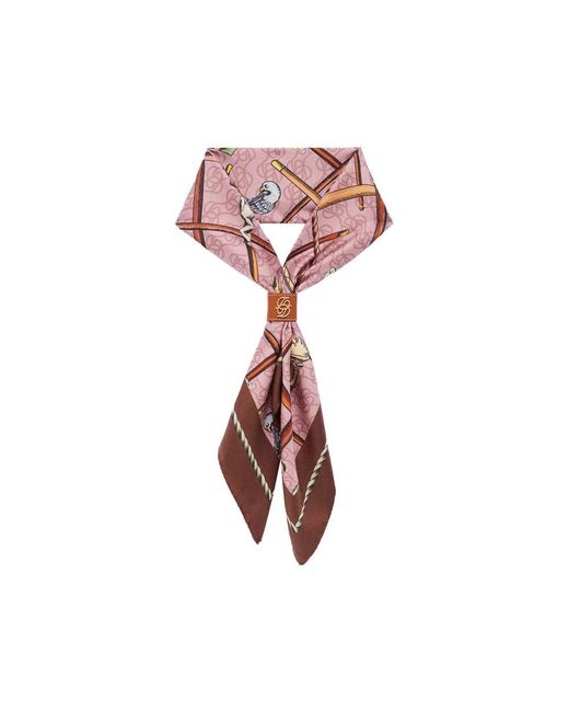 Drole de Monsieur Pink Silky Scarves