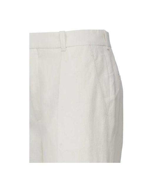 Chloé White Wide Trousers