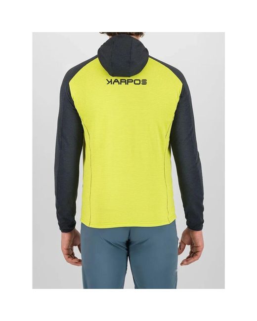 Karpos Hoodie Mit Durchgehendem Reißverschluss Und Primrose Vulcan in Green für Herren
