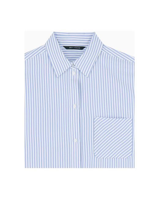 ARMANI EXCHANGE Blue Shirts