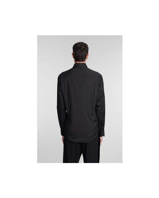 Emporio Armani Black Casual Shirts for men