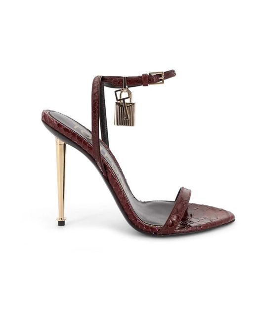 Tom Ford Brown High Heel Sandals