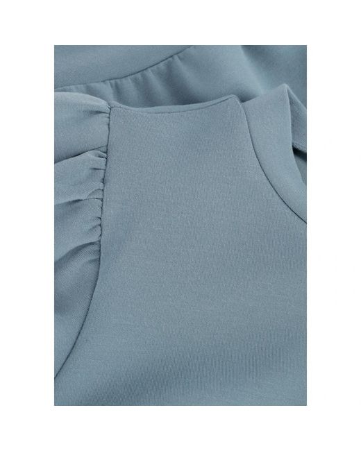 Minus Overhemden ,Blauw ,Blauwe Livana T-Shirt Veelzijdige Elegantie in het Blue