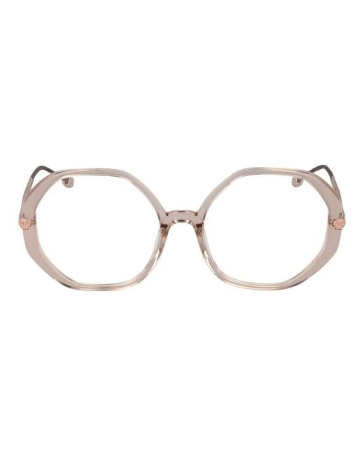 Glasses di Philipp Plein in Metallic