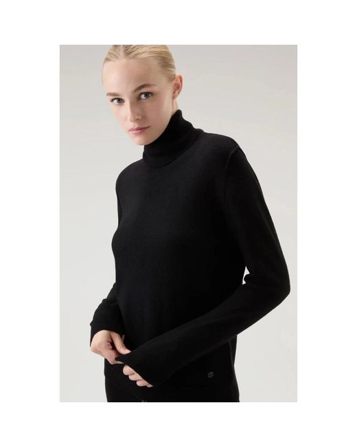 Woolrich Turtlenecks in het Black