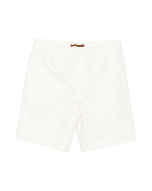 Zegna White Casual Shorts for men