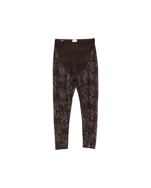 ANDAMANE Black Slim-Fit Trousers