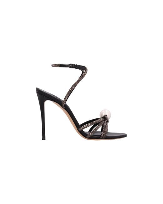 Casadei Black High Heel Sandals