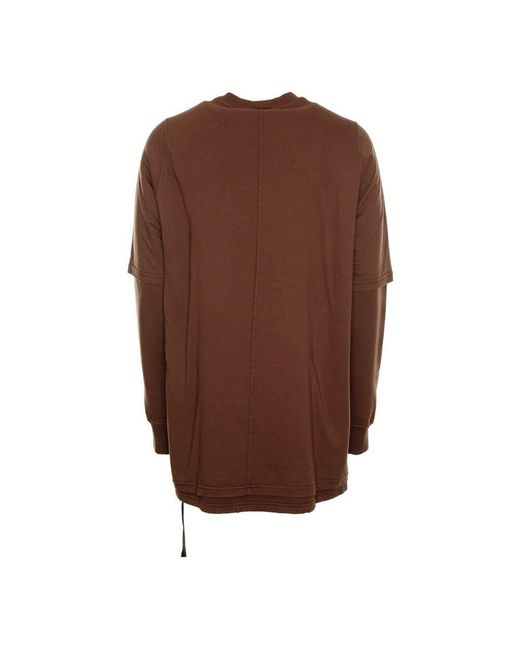 Long Sleeve Tops Rick Owens de hombre de color Brown