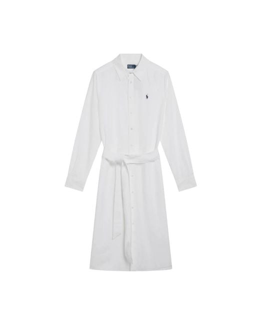 Polo Ralph Lauren White Shirt Dresses