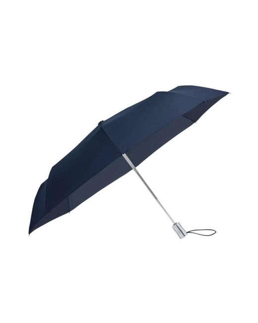 Samsonite Accessoires ,Blauw ,Polyester Compacte Rain Pro Paraplu in het Blue