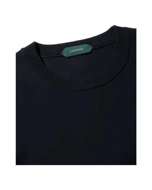 Long Sleeve Tops Zanone en coloris Blue