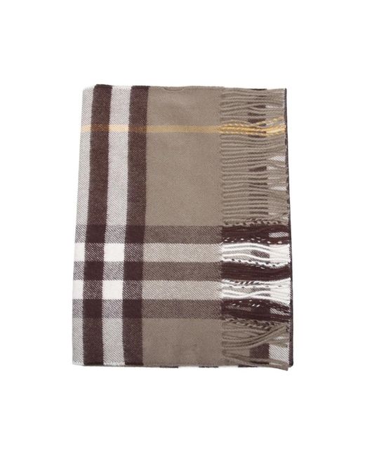 Burberry Gray Winter Scarves