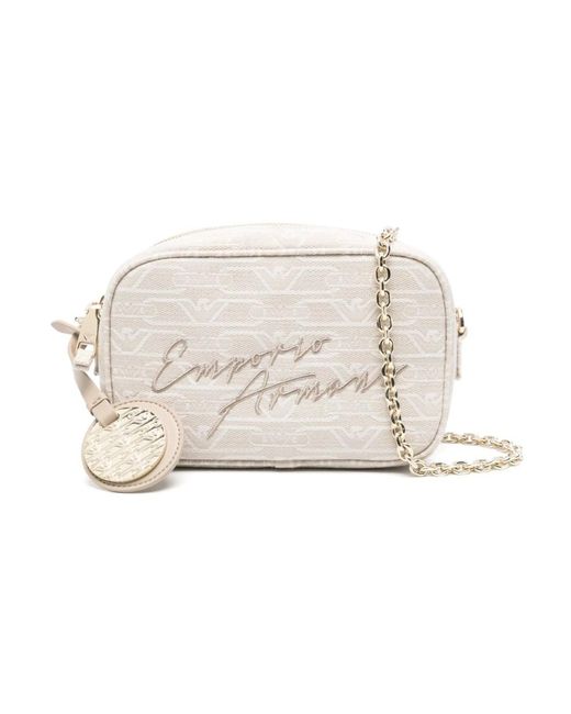 Emporio Armani White Cross Body Bags