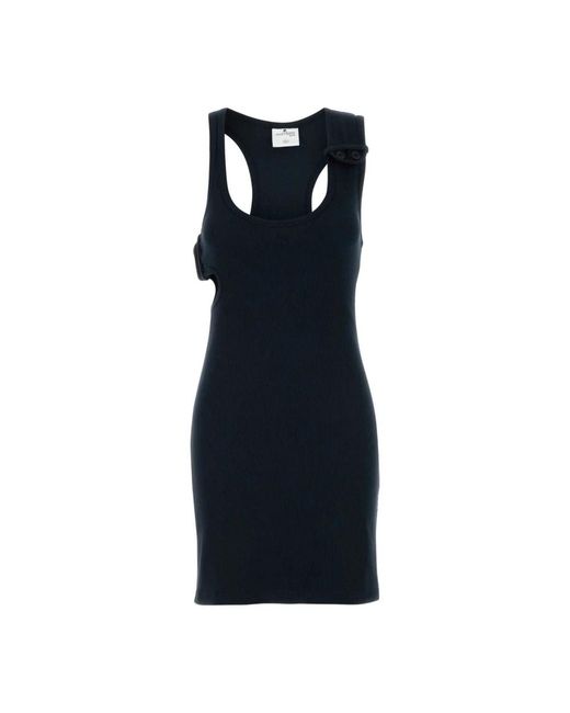 Courreges Blue Short Dresses