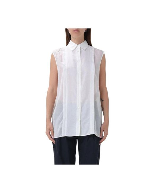 Blouses & shirts > shirts Aspesi en coloris White