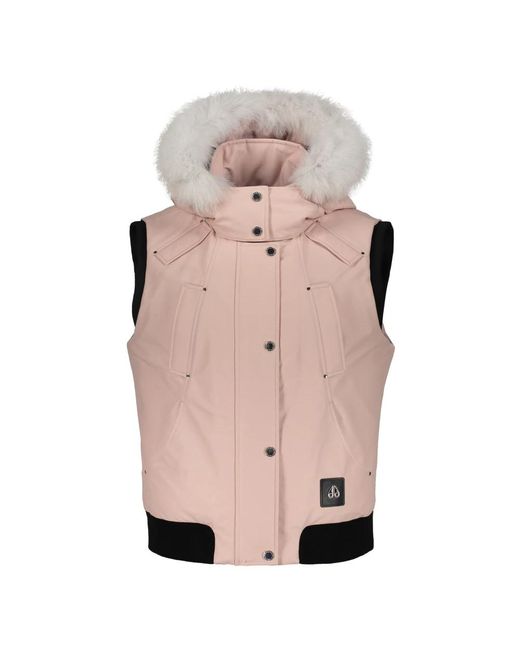 Moose Knuckles Vests in het Pink