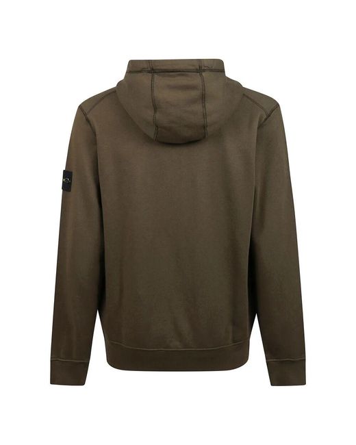 Stone Island Green Zip-Throughs for men