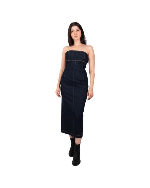 Weekend by Maxmara Blue Midi Dresses