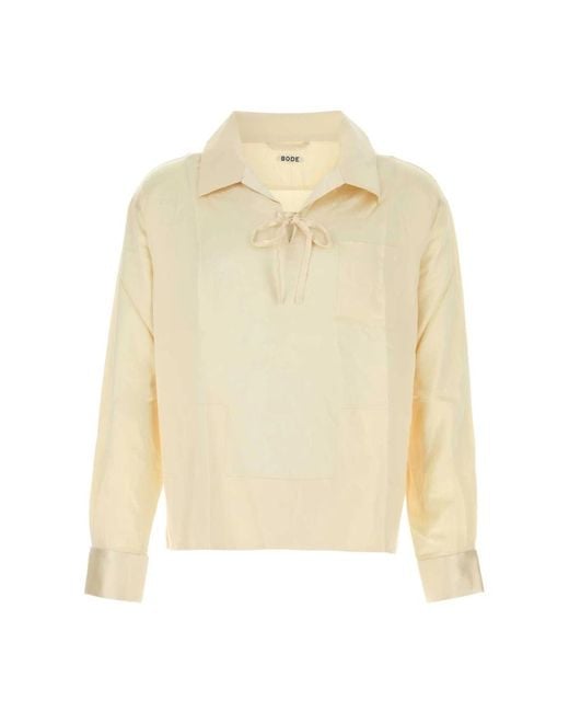 Bode Casual Shirts in het White voor heren