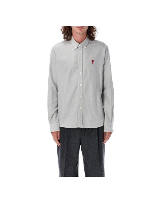 AMI Gray Casual Shirts for men