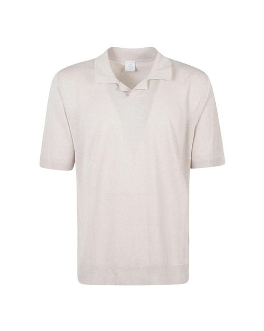 Eleventy White Polo Shirts for men