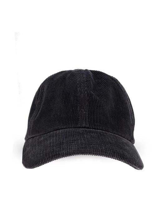 AMI Accessoires ,Zwart ,Baseball Cap in het Blue