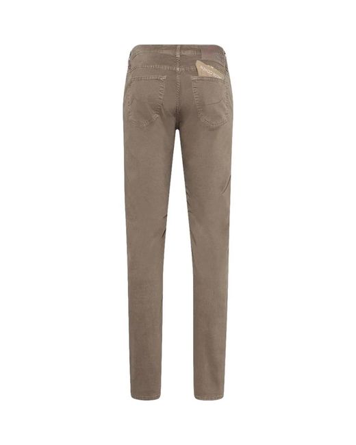 Jacob Cohen Gray Slim-Fit Trousers for men