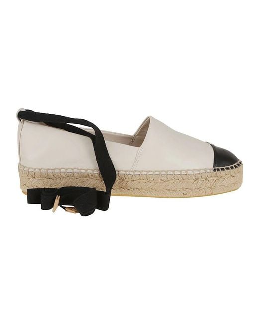 Tory Burch White Espadrilles