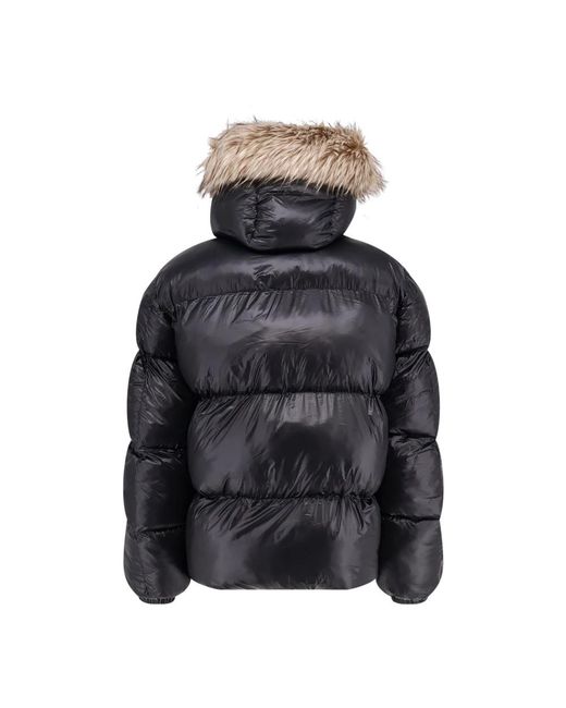 Umbro Jassen ,Zwart ,Leer Duemila Puffer Jacket in het Black voor heren