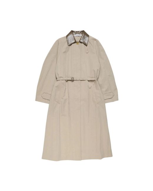 Acne Natural Belted Trenchcoat