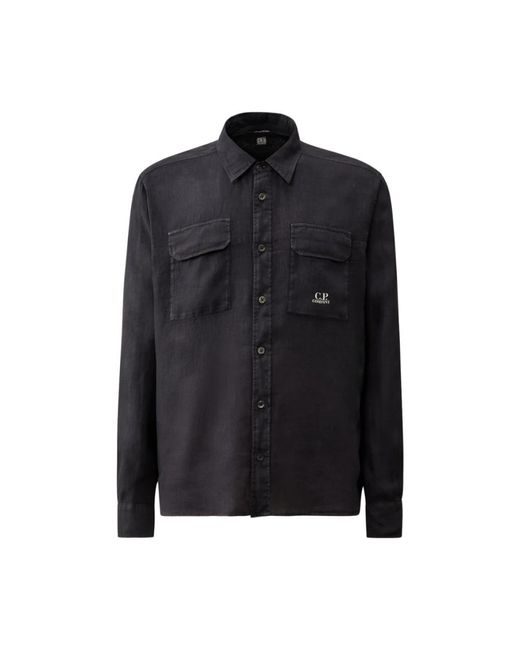 Casual Shirts di C P Company in Black da Uomo