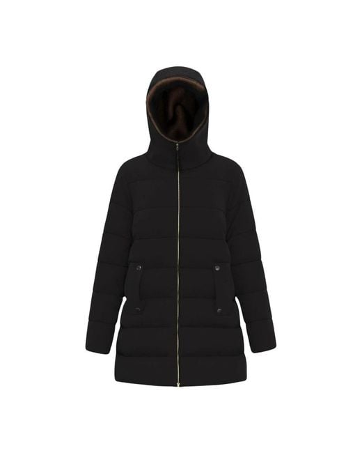 Marella Black Down Coats