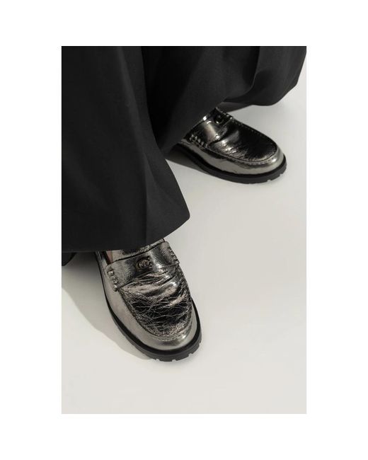 COACH Black Loafers