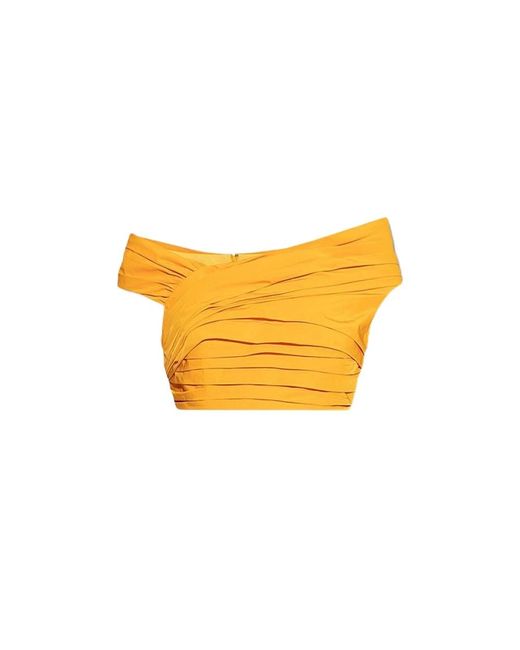DSquared² Yellow Sleeveless Tops