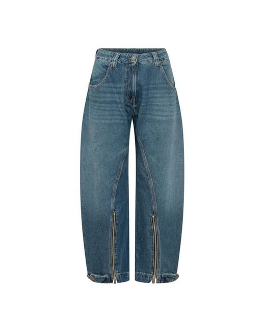 Pinko Blue Loose Fit Jeans