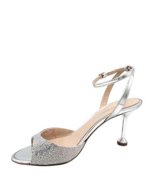 Ninalilou Metallic High Heel Sandals