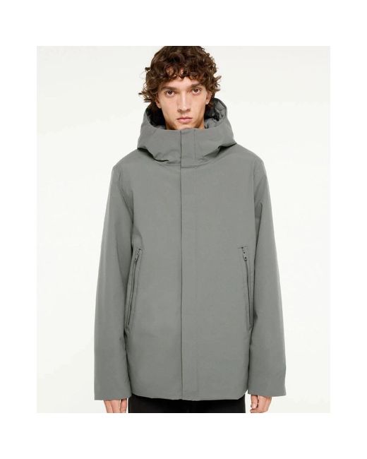 Winter Jackets Elvine de hombre de color Gray