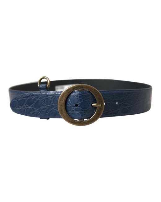 Belts di Dolce & Gabbana in Blue da Uomo