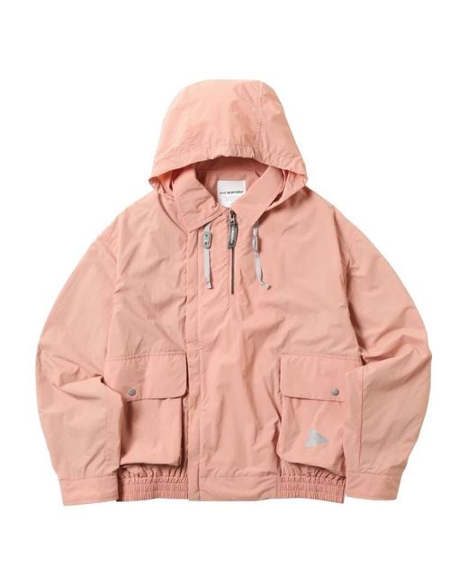 And Wander Pink Winter Jackets for men