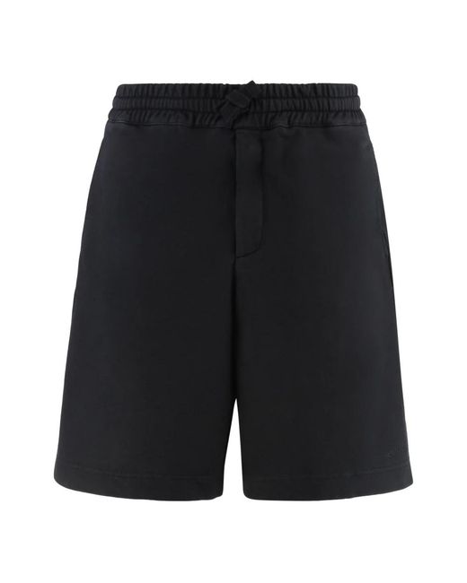 McQueen Black Casual Shorts for men