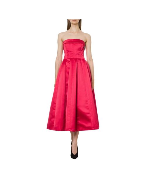 Philosophy Di Lorenzo Serafini Pink Midi Dresses