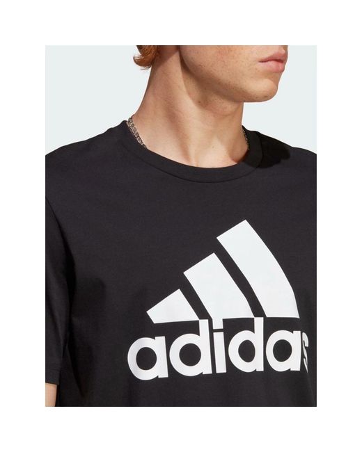 Adidas E T-Shirts und Polos mit großem Logo in Black für Herren