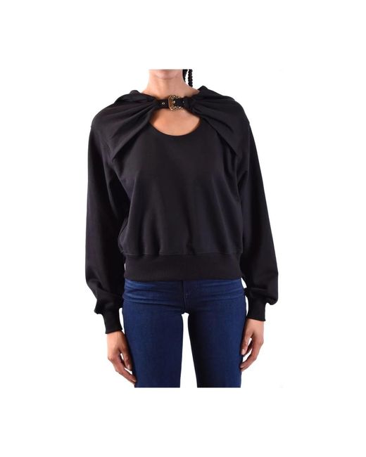 Versace Jeans Couture Blue Round-Neck Knitwear